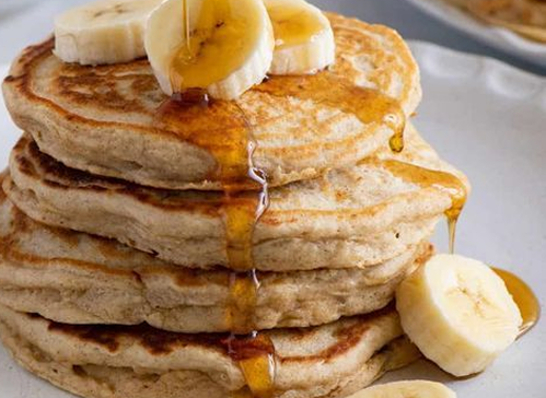 Eiwitrijke bananenpannenkoeken